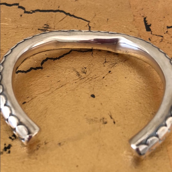 GENUINE STERLING SILVER ART DECO BRACELET - Picture 5 of 8